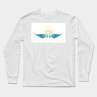 Angel Halo with Wings Long Sleeve T-Shirt